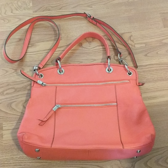 b. makowsky Handbags - ⭐ B. makowsky Satchel Crossbody Coral Bag Purse